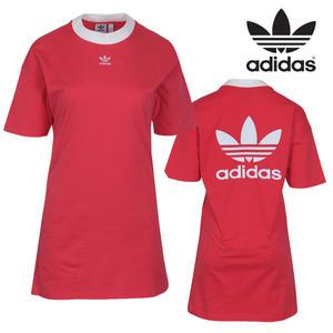 아디다스 여성 트레포일 반팔 원피스 매장판-DH3195