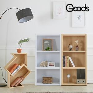 굿즈가구 라에 600 오픈수납장 36T 멀티수납장 3단 높이 1200 다용도수납