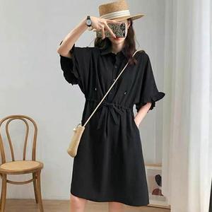 [JHQSTVRP_52G4]지퍼 가슴 트렌드 카라 반팔 데일리 임산부