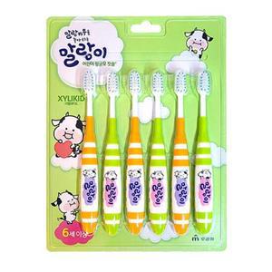 자일리키드 말랑이칫솔 2스텝/ 6세 6개입/ 영구치케어