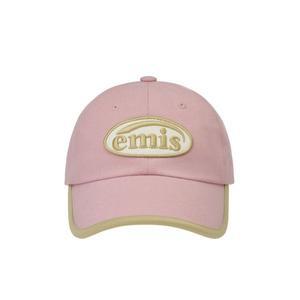 EMIS BEIGE TRIMMING BALL CAP-PINK