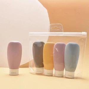공병 Morandi 튜브 짜기 병 휴대용 스킨 케어 제품 디스펜스 로션 핸드 크림 바디 워시 여행 세트 비우기