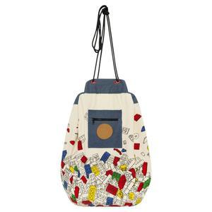 [플레이파우치] 브릭스 걸로우 장난감 정리 매트 Play Pouch Bricks Galore Printed