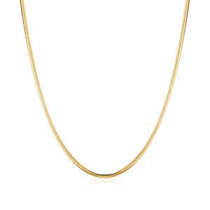 14K 글로시 2mm 스네이크 뱀줄 체인 목걸이 IRN40650