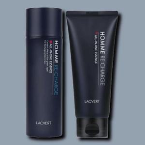 [기타] 라끄베르 옴므 리차지 올인원 남성 남자 스킨 로션 에센스 150ml+150ml 세트