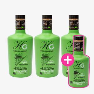 하시엔다구즈만 유기농 엑스트라버진 올리브오일 오히블랑카 500ml 3병+250ml 1병