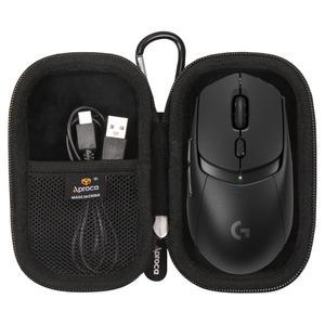 Aproca 블랙 휴대용 하드 보관 케이스 로지텍 G309 라이트스피드 무선 게이밍 마우스용 461047