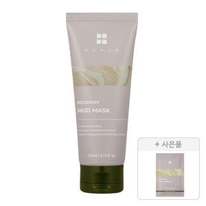 비알머드 리커버리 머드 워시오프 마스크, 110ml, 1개 + 증정( 리커버리 머드 마스크, 9ml, 1개 )