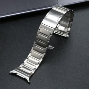 갤럭시 워치 7 밴드 울트라 47mm 용 티타늄 링크 팔찌 퀵 피트 손목 스트랩