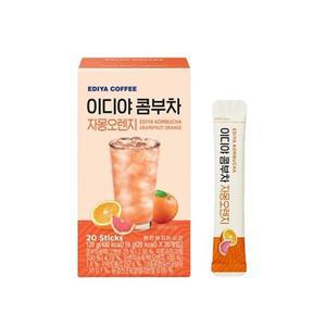 차 이디야 콤부차 자몽오렌지 6gx20T