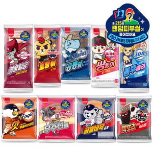 (삼립) 삼립 KBO빵 크보빵 프로야구빵 랜덤 10봉 (랜덤 2-3종 내외)
