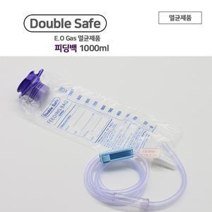 1EA 미음백 피딩백1000ml E.O멸균 더블세이프 영양공급백 튜브환자음식공급기 일회용콧줄 인기 추천상품