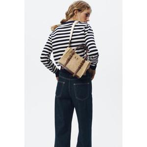 [정품] 자라 가방 데일리 출근 숄더백 ZARA 꼬임 미니 쇼퍼백581168