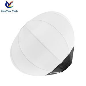 Bao Rong Mount 65CM 랜턴 소프트 박스 라이트 볼 LED 라이브 스트림 스튜디오 조명 사진 플래시 카메라