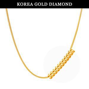 [한국금다이아몬드] 순금 목걸이 24k 금 여자 체인 줄 7.5g