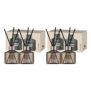 쿤달 시그니처 퍼퓸 디퓨저 더블 세트 편백 (본품, 200ml, 4개 + 섬유스틱, 20P)