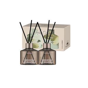 쿤달 시그니처 퍼퓸 디퓨저 세트 레몬버베나(본품, 200ml, 2개 + 섬유스틱, 10P)