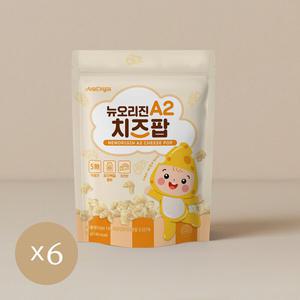 [H] 유한건강생활 뉴오리진 a2아이과자 NO밀가루 치즈팝 6개입_