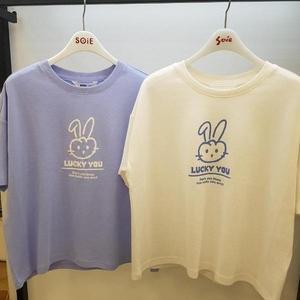 [소이] HC33 5부 바니 크롭티 소이반팔티,크롭티,초등,고학년티셔츠,토끼티셔츠 25 (S32853377)