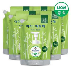 아이깨끗해 핸드워시 숲속산책 리필 450ml 6개