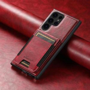 삼성호환 갤럭시 S25 S24 S23 S22 울트라 플러스 노트 20 케이스 마그네틱 가죽 카드 포켓 Magsafe s 용 지