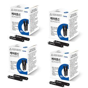 케어센스 혈당시험지 200매 혈당 측정 검사지 긴유효기간 코드번호 20 당뇨 소모성 재료