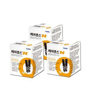 [기타]케어센스N 혈당시험지 150매 혈당 측정 검사지 긴유효기간 당뇨 소모성 재료