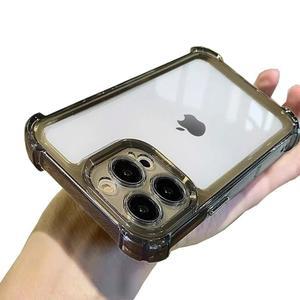 iPhone 11 12 13 14 15 16 Pro Max X Xs XR Max 7 8 6 6S Plus 클리어 범퍼 투명 커버 용 충격 방지 전화 케이스