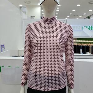 모다남양주 여성  전판 플라워모티브 냉감 하이넥 티셔츠  MOW2TH1241