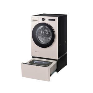LG 트롬 오브제 스팀 워시콤보 세탁건조기+미니워시 베이지 FH25ESX