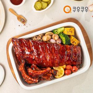 [소비기한 2025-05-16] 쿠우쿠우 BBQ 스파이시 폭립/치킨 450g