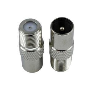 5PCS STB 빠른 플러그 RF 동축 F 여성-TV 남성 IEC 안테나 커넥터 TV
