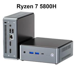 컴퓨터 PC 5 7 데스크PC Z66/Z58 11 BT5.2 5800H/Ryzen 6600HPC 2.5G 윈도우 500GBSSD 프로 SZBOX 32GB Ryzen 랜 WIFI6 게이머