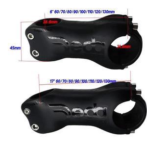 DEDA Zero 2 카본 스템 매트 블랙 로드/MTB 자전거 6/17 도 핸들 바 부품 로드 mtb 프레임