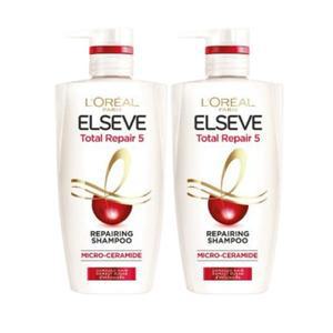 로레알파리 토탈리페어5 샴푸 410ml 2개