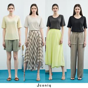 [J CONIQ] 제이코닉 25SS 린넨 블렌디드 티블라우스 4종