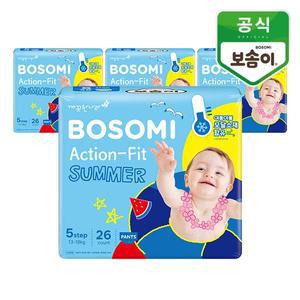 [보솜이] 액션핏 썸머 팬티 특대 26매 x 4팩