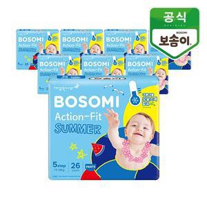 [보솜이] 액션핏 썸머 팬티 특대 26매 x 8팩