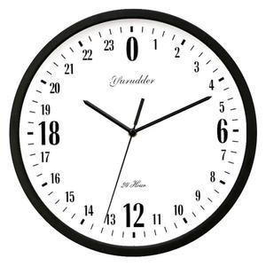 24시간시계 거실 벽걸이 사무실 금속 석영 벽시계 시간시계