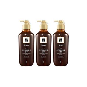 려 흑운 모근강화 볼륨 샴푸 550ml x 3개