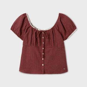 [후아유](마산점)Check Patterend Blouse WHYAF2591F