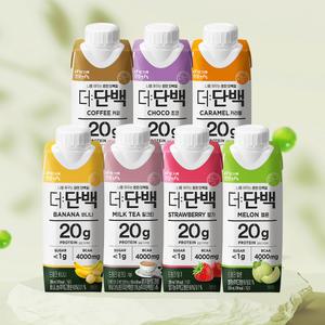 빙그레 더단백 드링크 250ml 18팩 (초코/카라멜/커피/딸기/멜론 택1) + 18팩(바나나/밀크티 택2)