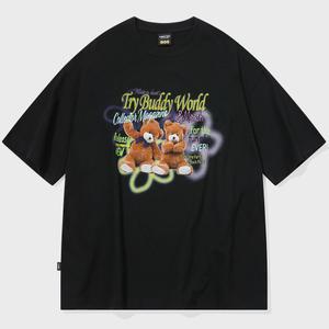 DTP TEDDY BUDDY 반팔티 블랙