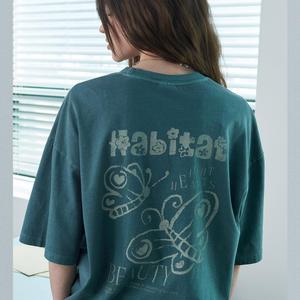 Habitat 피그먼트반팔티 바질그린