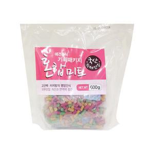 국산수제 애견간식 기획패키지 혼합미트 600g