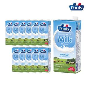 폴스 저지방 수입 멸균우유 1000ml 1박스 12팩