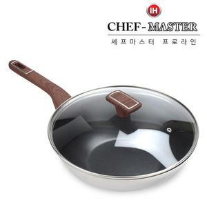 티타늄코팅 통3중바닥 스텐 궁중팬 웍28cm