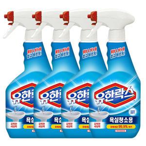 유한양행 유한락스 욕실청소용 세제 600mlx4개