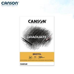 캔손 GRADUATE 브리스톨패드 180g 21x29.7 A4 20매/A4스케치북/캘리그라피용지