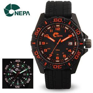 [네파] NEPA 스위스 MB H3 자체발광 야광 남성 군인시계 N5036B-OR